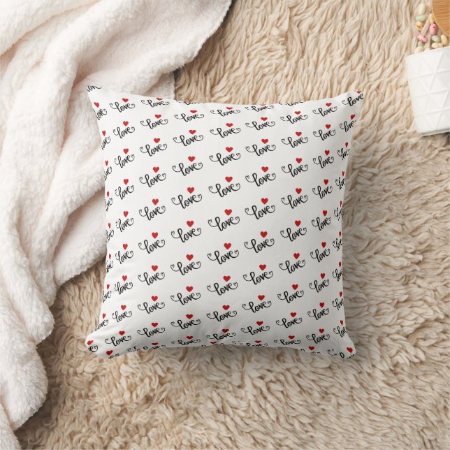 Almofada Valentine’s Day Pillow – Romantic Heart Throw Pill (Cobertor)