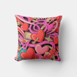 Almofada Valentine’s Day Throw Pillow Collection | Romantic