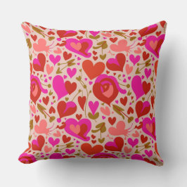 Almofada Valentine’s Day Throw Pillow Collection | Romantic