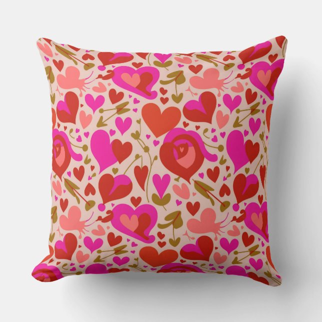 Almofada Valentine’s Day Throw Pillow Collection | Romantic (Frente)