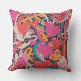 Almofada Valentine’s Day Throw Pillow Collection | Romantic