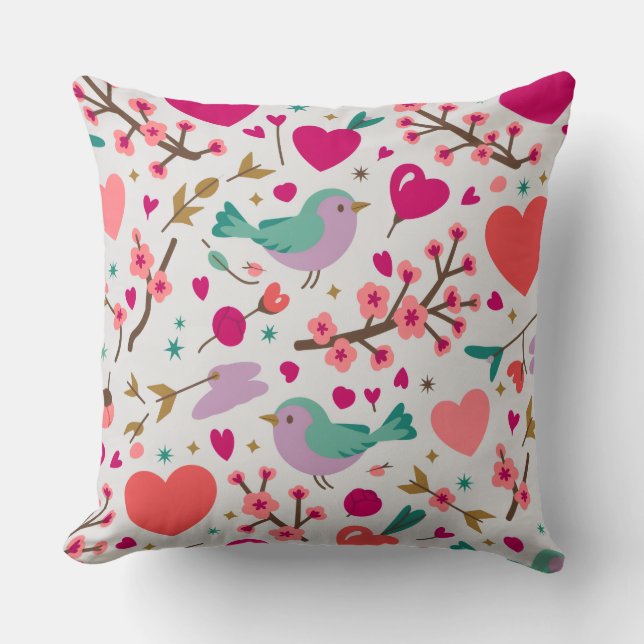 Almofada Valentine’s Day Throw Pillow Collection | Romantic (Frente)