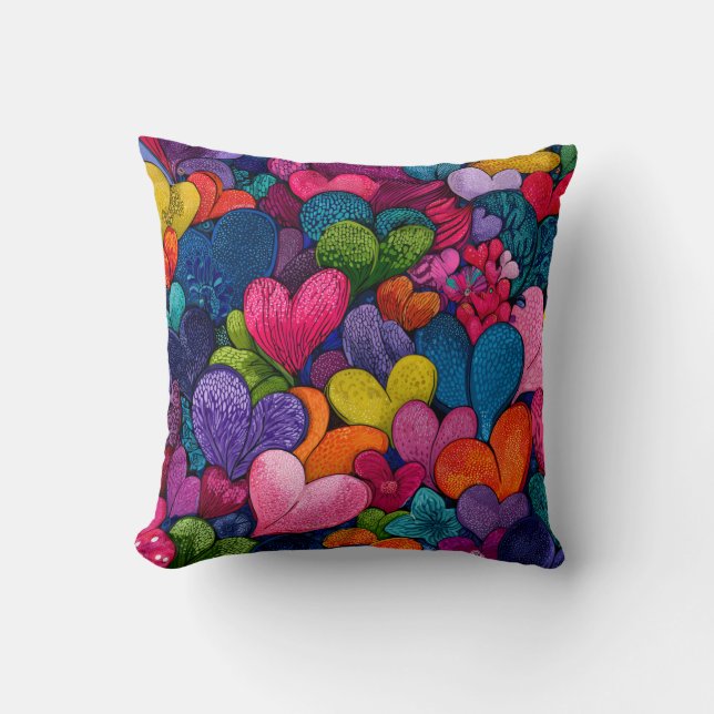 Almofada Valentine’s Day Throw Pillow Collection | Romantic (Frente)