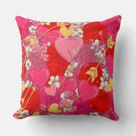 Almofada Valentine’s Day Throw Pillow Collection | Romantic