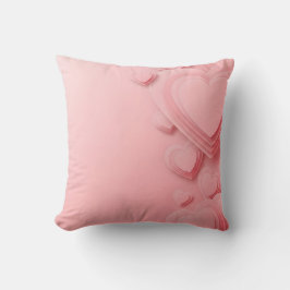 Almofada valentine sale background with hearts