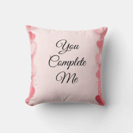 Almofada valentine sale background with hearts