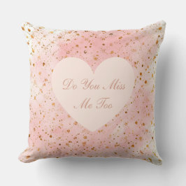 Almofada Valentine's Day, Do You Miss Me Too,Pink Love Hear