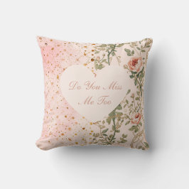 Almofada Valentine's Day, Flowers Pixels,Do You Miss Me Too