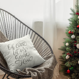 Almofada Vamos Adorá-Lo Calligrafado