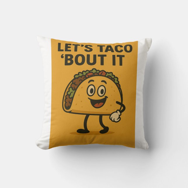 Almofada Vamos Taco "Sobre isso (Frente)