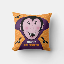 Almofada Vampiro Drácula Bats Kids Feliz Dia das Bruxas