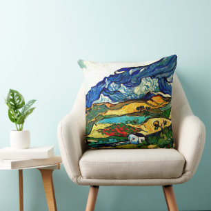 Almofada Van Gogh - A paisagem da montanha Les Alpilles