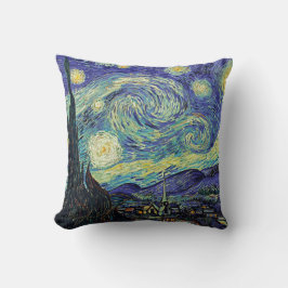 Almofada Van Gogh O Travesseiro Da Noite Estrelada