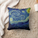 Almofada Van Gogh Starry Night<br><div class="desc">A trabalho de arte de "A Noite Estrelada" de Vincent Van Gogh está nesta travesseiro decorativo. Um céu noturno tão vivo com sumptudos pântanos! **Veja os produtos relacionados com este design em nossa loja e descubra opções mais incríveis com esta maravilhosa imagem: https://www.zazzle.com/collections/arty_gifts_for_the_van_gogh_fan_in_your_life-119079521028472120?rf=238919973384052768</div>