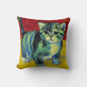 Almofada Van Gogh Tabby Cat