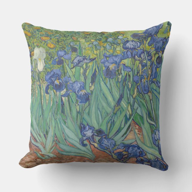 Almofada Van Gogh Vintage Irises (Frente)