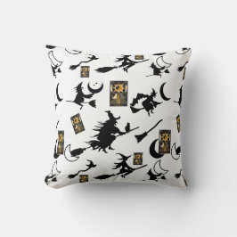 Almofada Vanguarda da lua do bruxo do bruxo