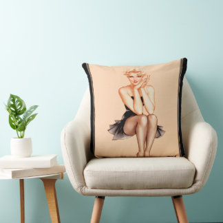 Almofada Varga Girl Cobrir Art de Alberto Vargas