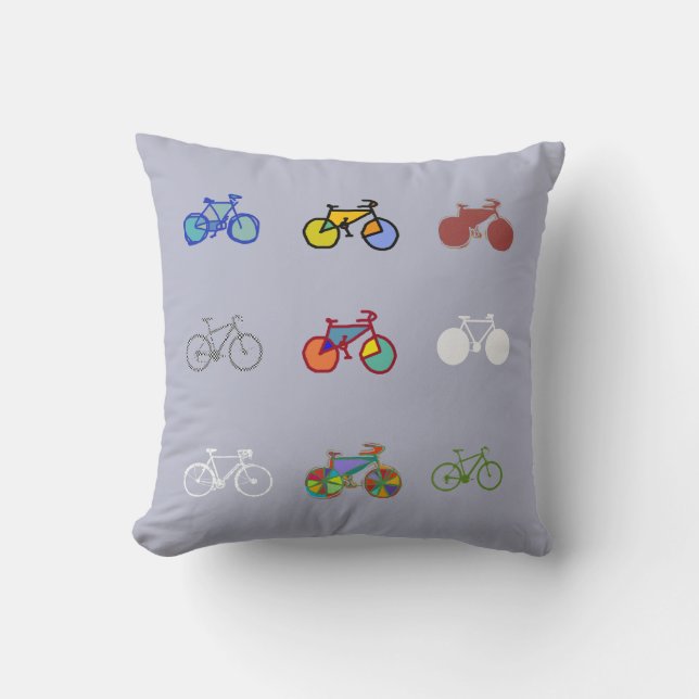 Almofada variedade de bicicletas (Frente)