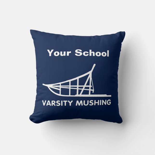 Almofada Varsity Mushing (Frente)