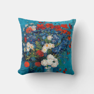 Almofada Vase com Cornflower e Poppies, Van Gogh