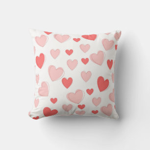 Almofada Vday Heart-Patterned Travesseiro decorativo