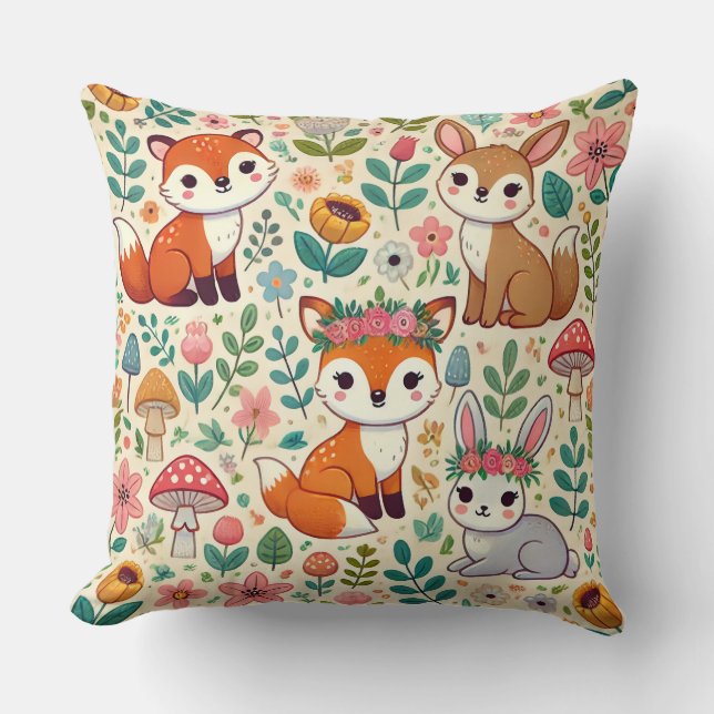 Almofada veado fofo (Frente)