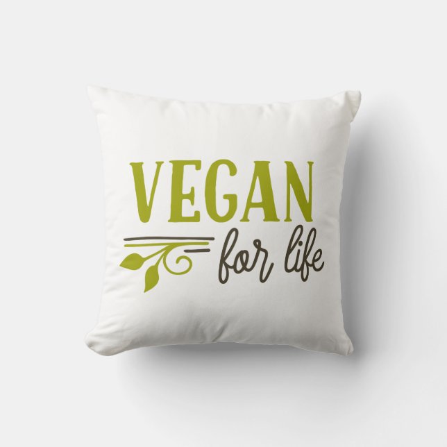 Almofada Vegan For Life (Frente)