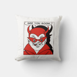 Almofada Vejo Você Em Breve, Diabo