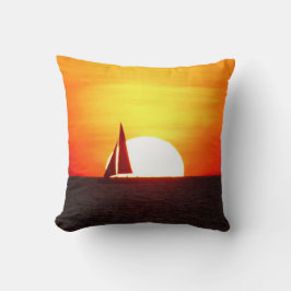Almofada veleiro ao sol