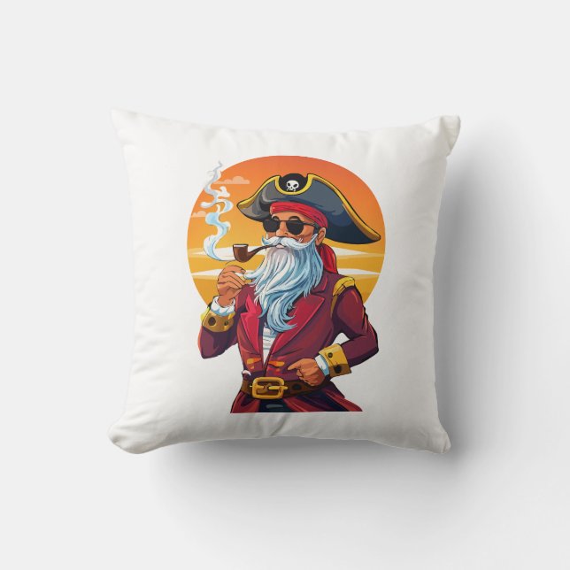 Almofada Velho capitão pirata (Frente)