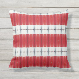 Almofada Velho lago azul-de-bico branco vermelho