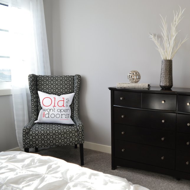 Almofada Velhos caminhos não abrem novas formas de citar pr (Criador carregado)