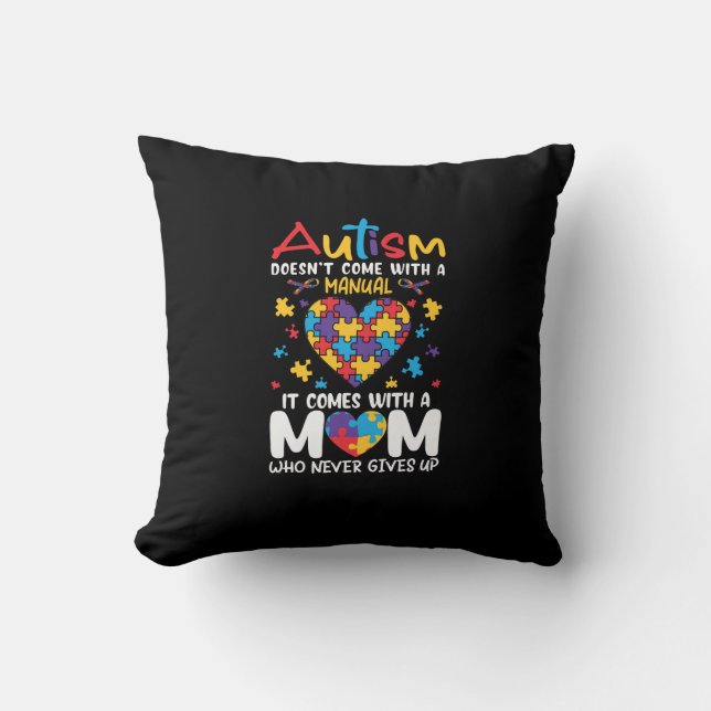 Almofada Vem Com Uma Mãe Que Nunca Desiste De Inspiração (Frente)