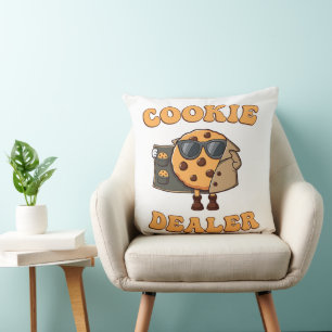 Almofada Vendedor de Biscoitos Cozimento Divertido