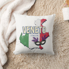 Almofada Veneto Itália Retro Região Mapa Vintage Souvenir