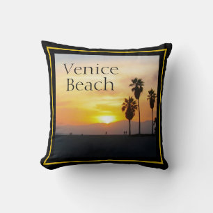 Almofada Venice Beach California Sunset Souvenir
