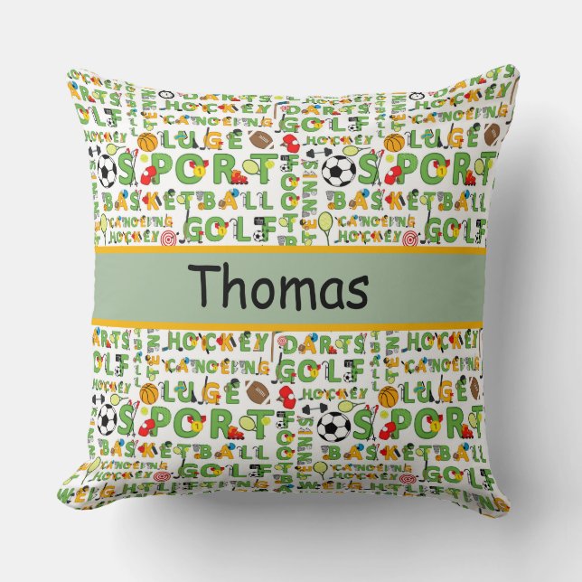 Almofada Ventilador desportivo personalizado (Frente)