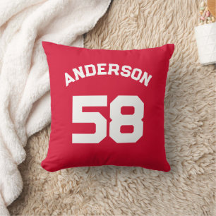 Almofada Ventilador Red Custom Name & Number Sports