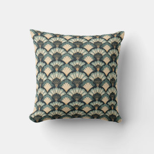 Almofada Ventilador Teal & Beige inspirado no Japão