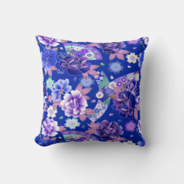 Almofada Ventiladores e Flores Japoneses