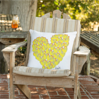 Almofada Verão em Amor - Sol & Corações de Praia