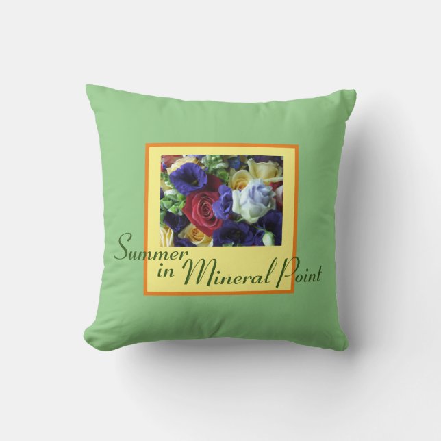 Almofada Verão em Ponto Mineral (Frente)