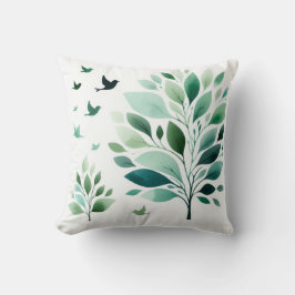 Almofada Verdant Whispers Chickadee