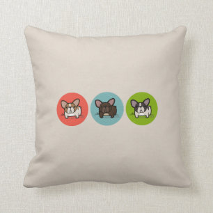 Almofada Verde azul Frenchie