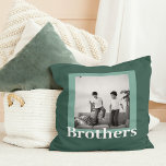 Almofada Verde moderno | Foto | Presente dos irmãos<br><div class="desc">Verde moderno | Foto | Presente dos irmãos</div>