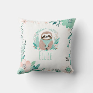 Almofada Verde-Travesseiro-Lã-Lã-Cuta-Boho Personalizado