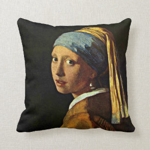 Almofada Vermeer: Rapariga com brinco de pérola (2)