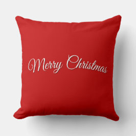 Almofada Vermelha de Natal