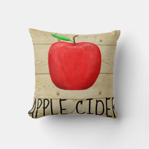 Almofada Vermelho Apple da sidra de maçã